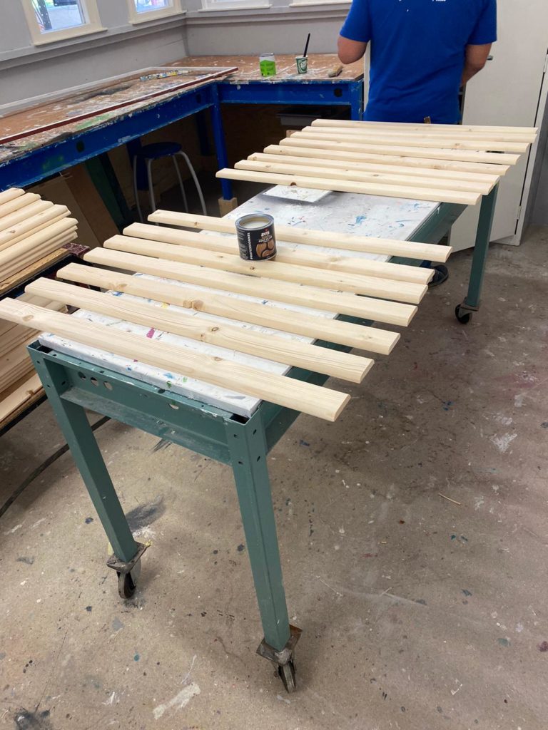 Lambrisering aanbrengen